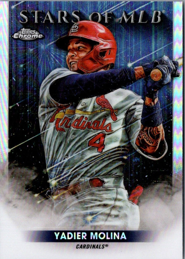 2022 Topps Stars of MLB Chrome Yadier Molina #SMLBC-19