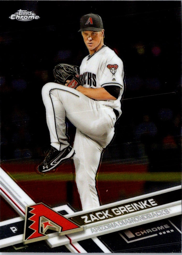 2017 Topps Chrome Zack Greinke