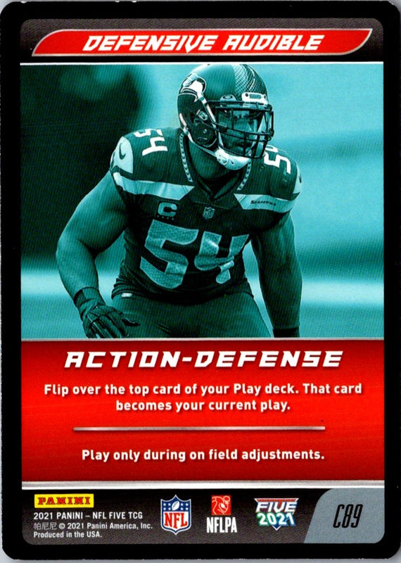 2021 Panini NFL Five Defensive Audible #C89
