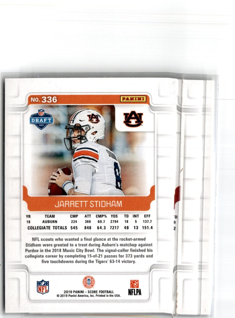 2019 Score Jarrett Stidham