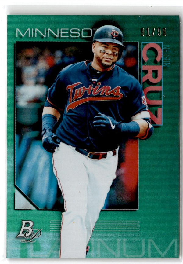 2020 Bowman Platinum Green Nelson Cruz #94 91/99