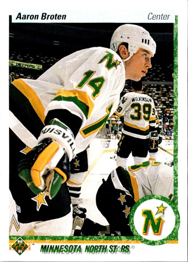 1990 Upper Deck Aaron Broten #210