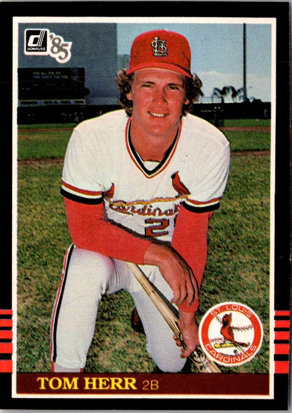 1985 Donruss Tom Herr #425
