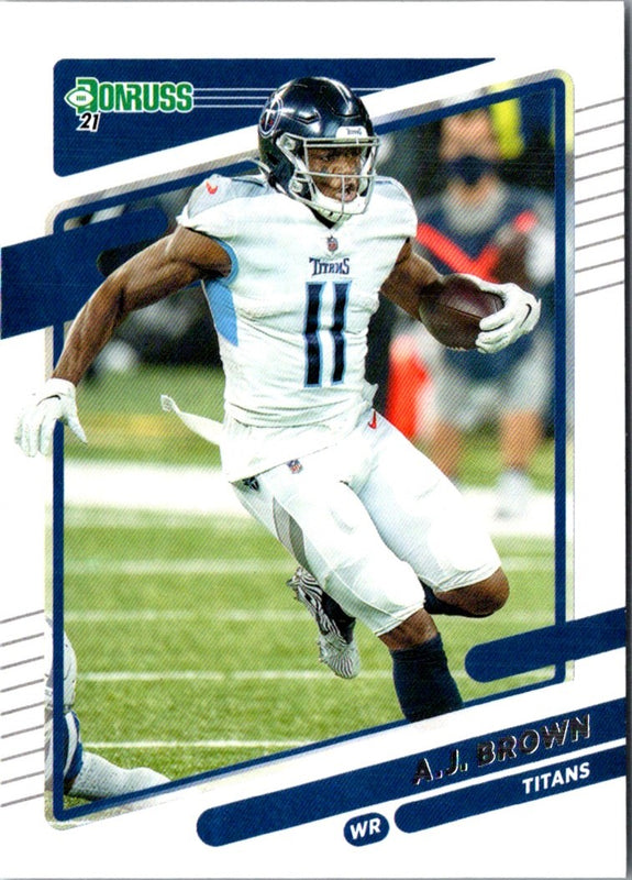 2021 Donruss Press Proof Blue A.J. Brown #13