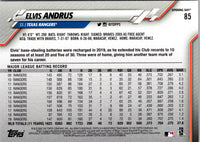 2020 Topps Opening Day Elvis Andrus #85