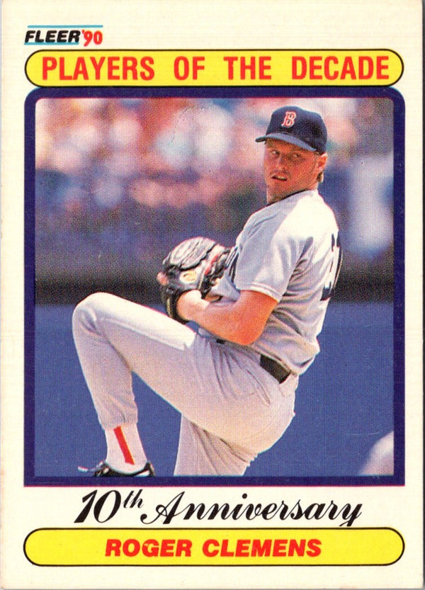 1990 Fleer Canadian Roger Clemens #627