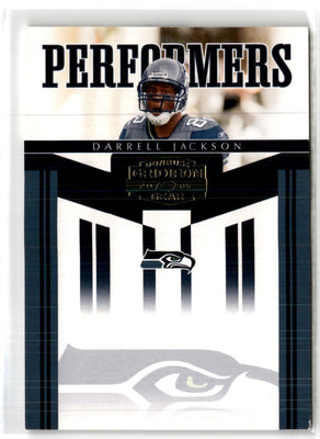 2006 Donruss Gridiron Gear Performers Gold Darrell Jackson #PR-38 014/500