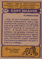 1979 Topps Gary Weaver #218