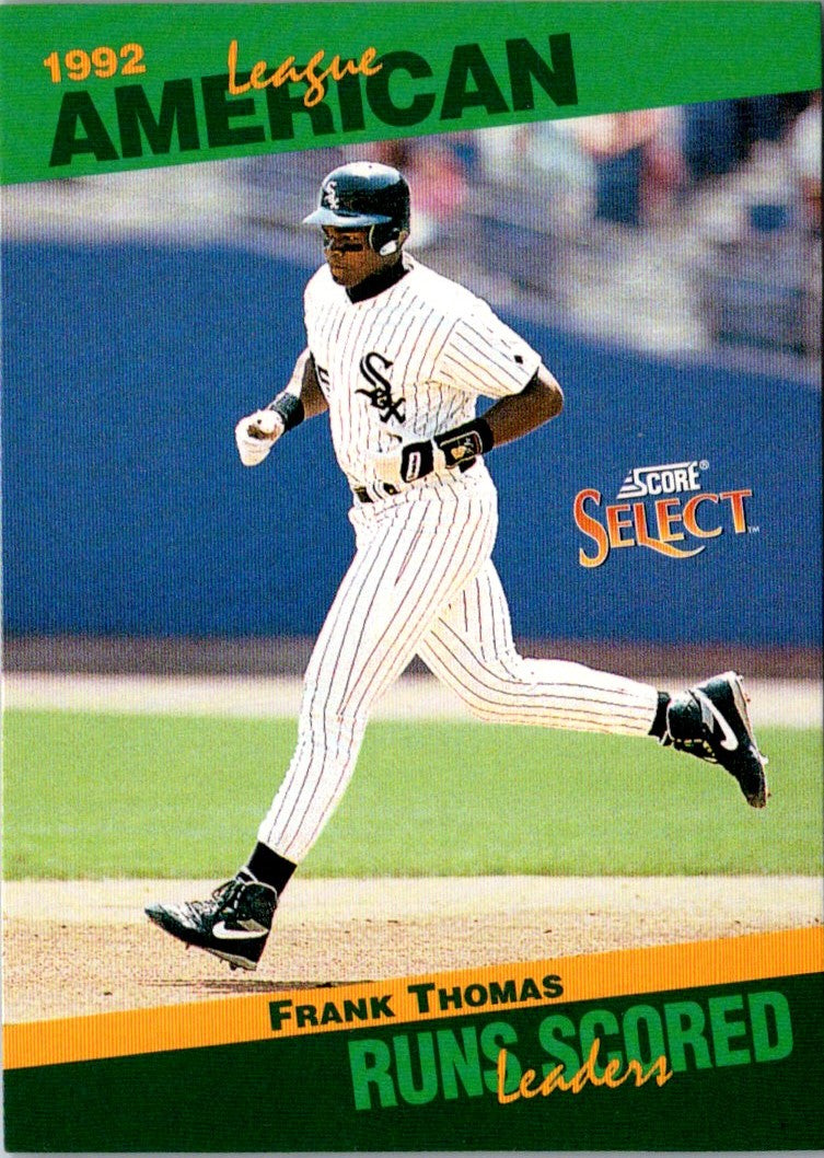 1993 Score Select Stat Leaders Frank Thomas