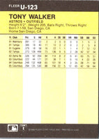 1986 Fleer Update Tony Walker #U-123