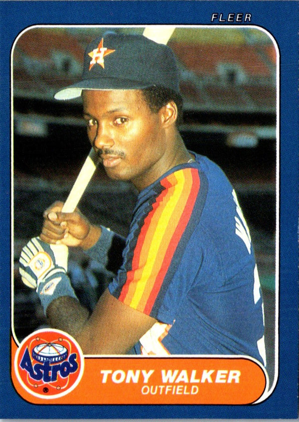 1986 Fleer Update Tony Walker #U-123