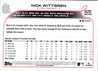 2022 Topps Update Nick Wittgren #US202