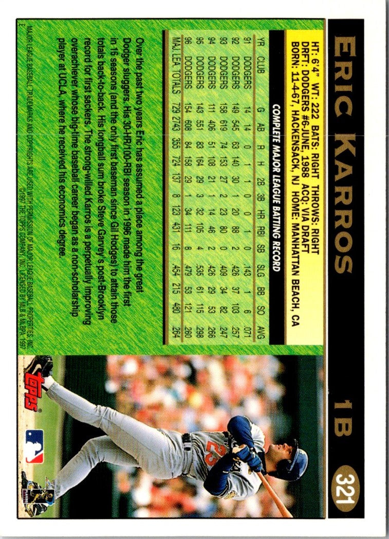 1997 Topps Eric Karros