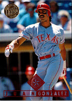 1995 Ultra Gold Medallion Juan Gonzalez #109