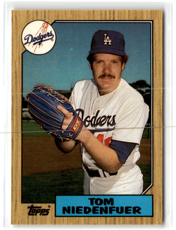 1987 Topps Tiffany Tom Niedenfuer #538