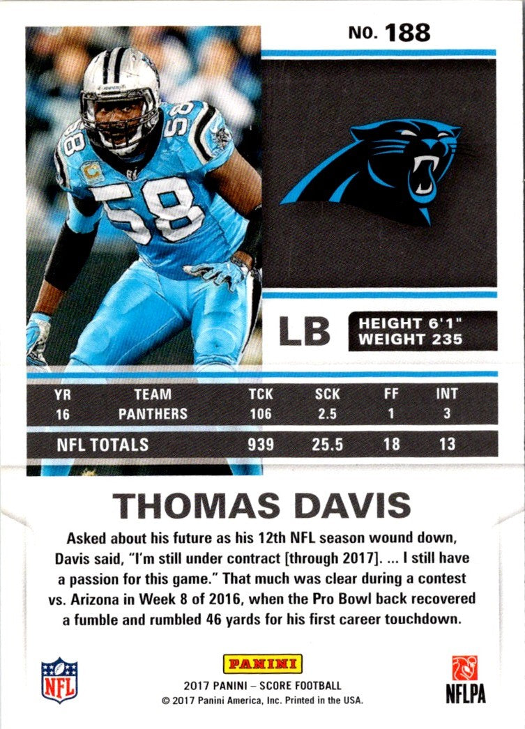 2017 Score Thomas Davis