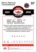 2001 Fleer Shoebox Morris Peterson