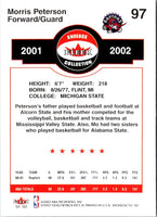 2001 Fleer Shoebox Morris Peterson #97