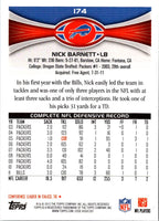 2012 Topps Nick Barnett #174