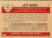 2019 Bowman Heritage Jeff McNeil #53VR-90 Rookie