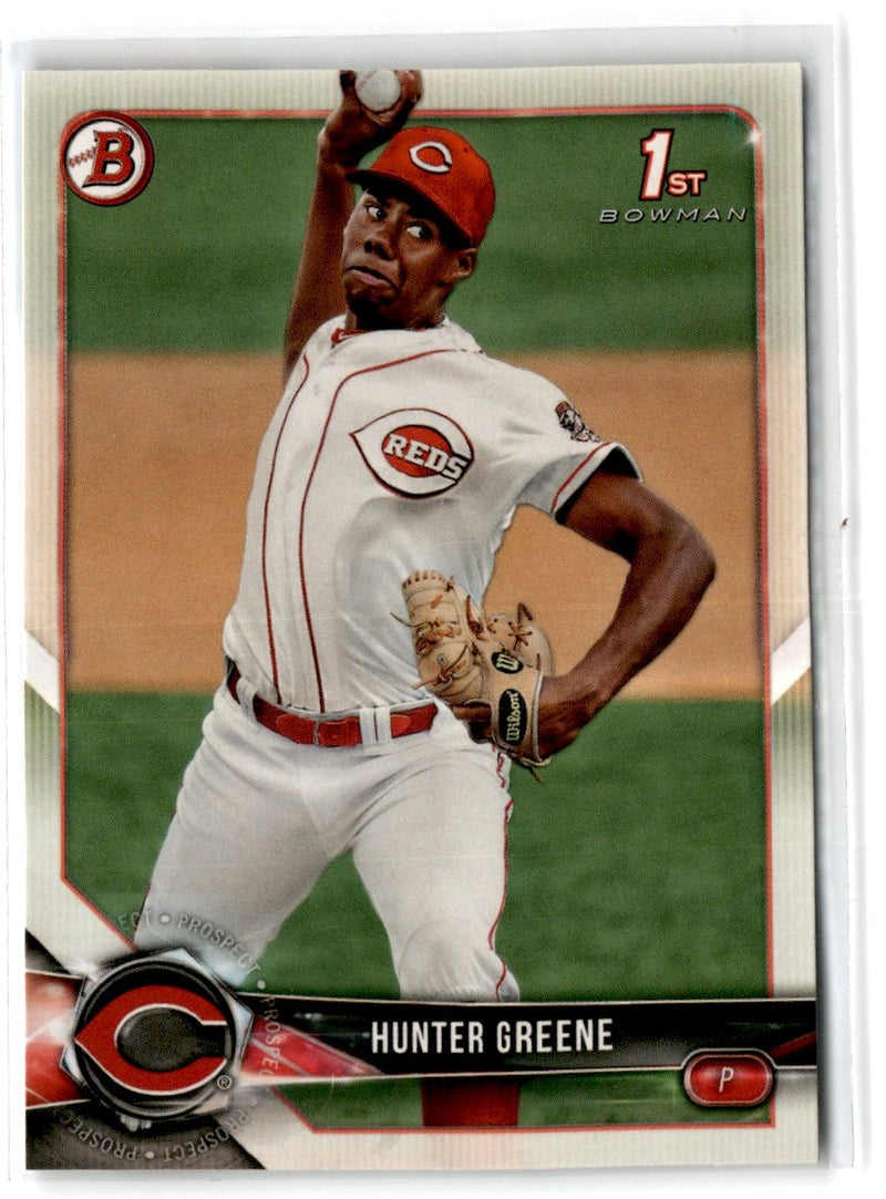 2018 Bowman Prospects Hunter Greene