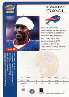 2001 Pacific Kwame Cavil #45