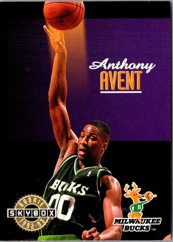 1992 SkyBox Anthony Avent #368 Rookie