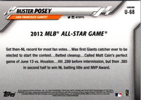 2020 Topps Chrome Update Buster Posey #U-68
