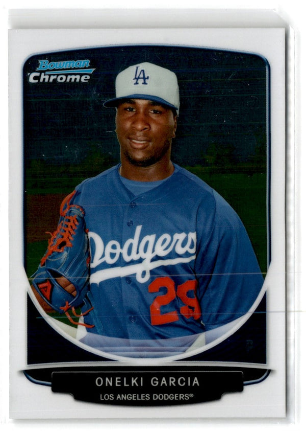 2013 Bowman Chrome Prospects Onelki Garcia #BCP118