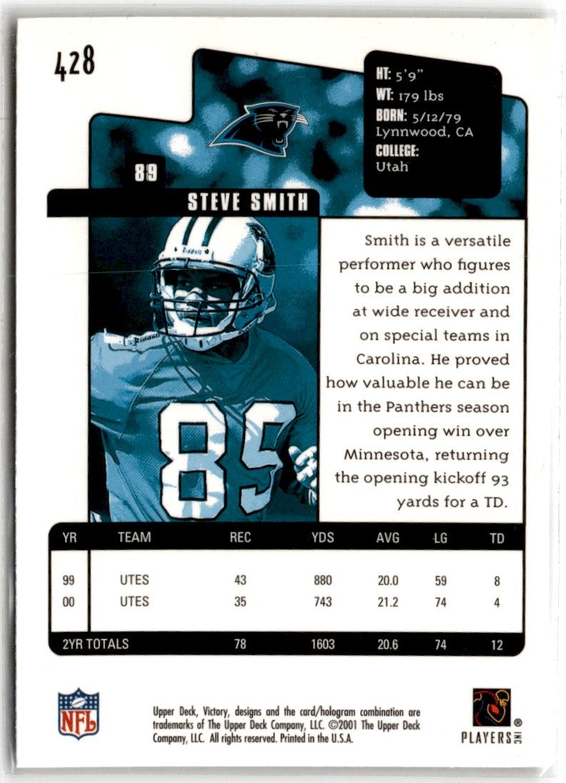 2001 Upper Deck Victory Steve Smith