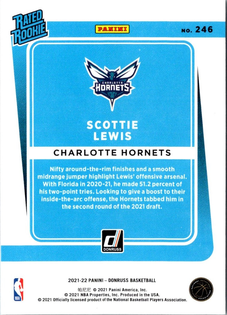 2021 Donruss Rated Rookies Scottie Lewis