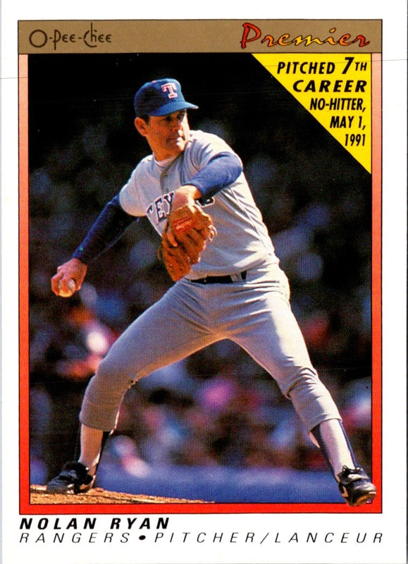 1991 O-Pee-Chee Premier Nolan Ryan #102