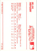1990 Star Harrisburg Senators Blas Minor