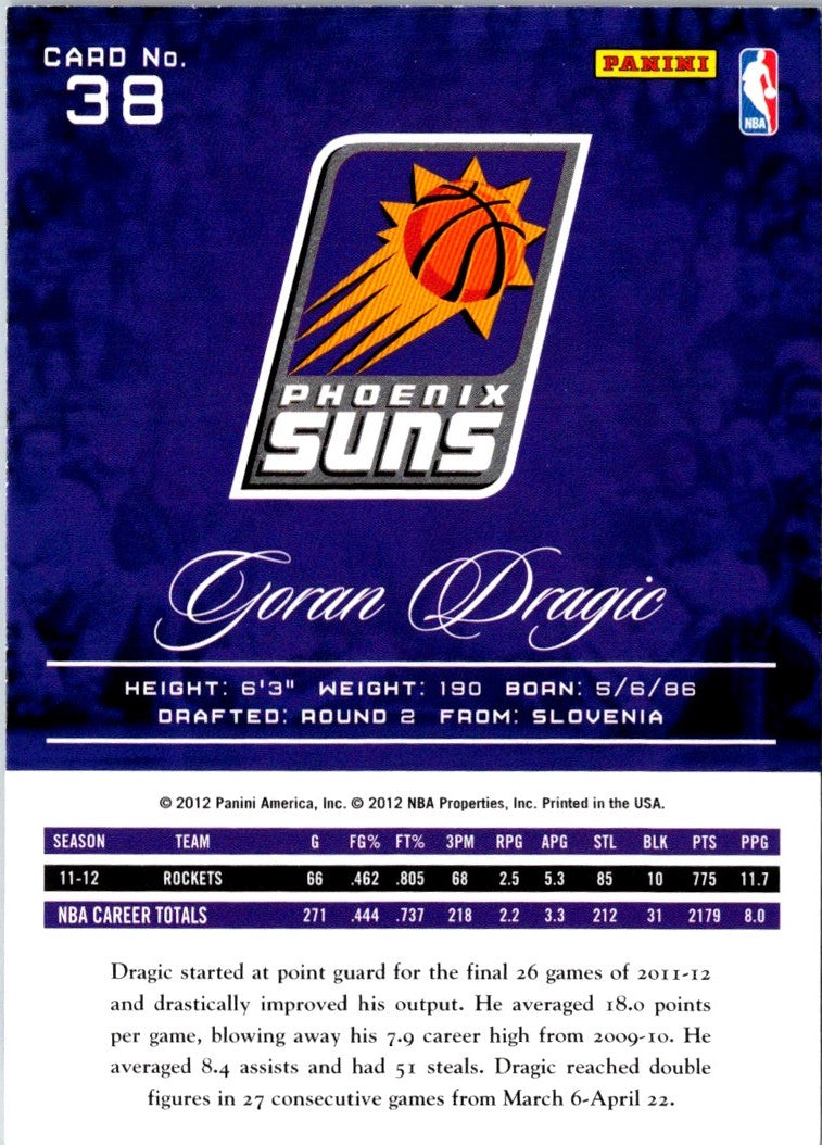 2012 Panini Prestige Goran Dragic