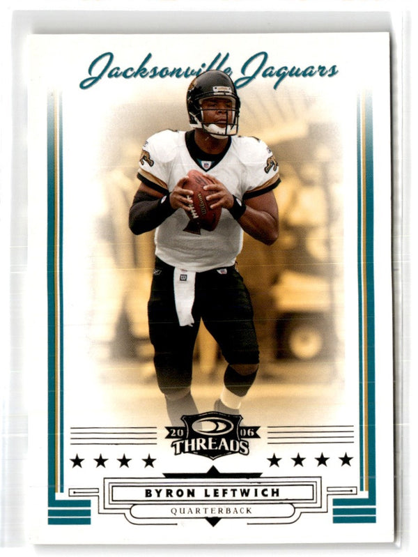 2006 Donruss Threads Retail Pewter Byron Leftwich #17 202/250