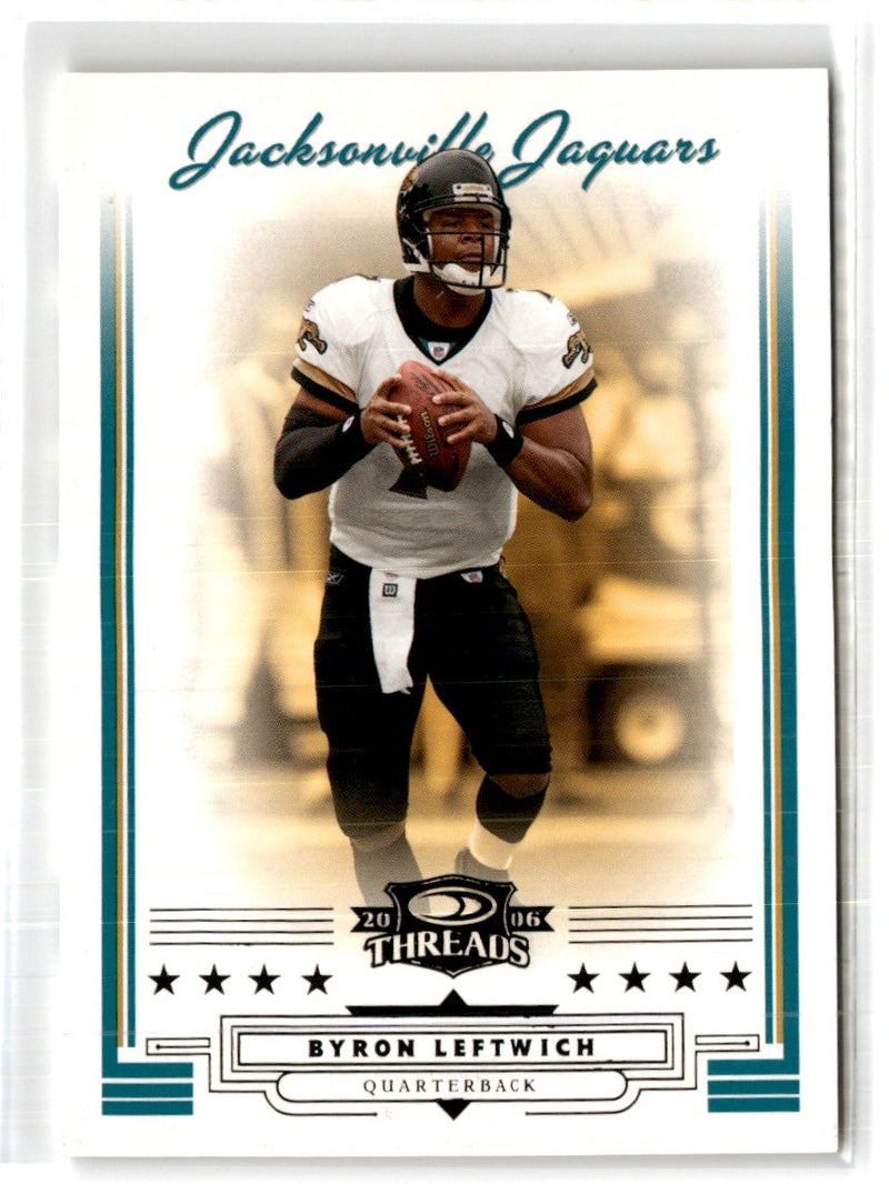 2006 Donruss Threads Retail Pewter Byron Leftwich