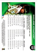 2010 Topps Oakland Athletics #137