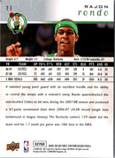 2008 Upper Deck First Edition Rajon Rondo