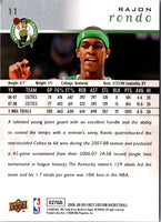 2008 Upper Deck First Edition Rajon Rondo #11