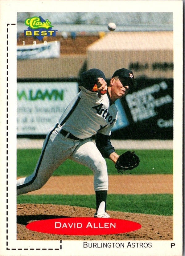 1991 Classic Best David Allen #222
