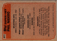 1983 Topps Phil Niekro #411