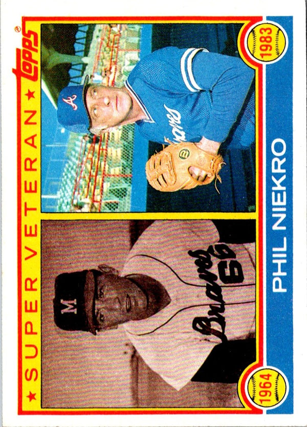 1983 Topps Phil Niekro #411