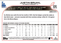 2022 Topps Justin Bruihl #658 Rookie