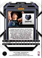 2022 Panini Prizm Blue Jake LaRavia #244