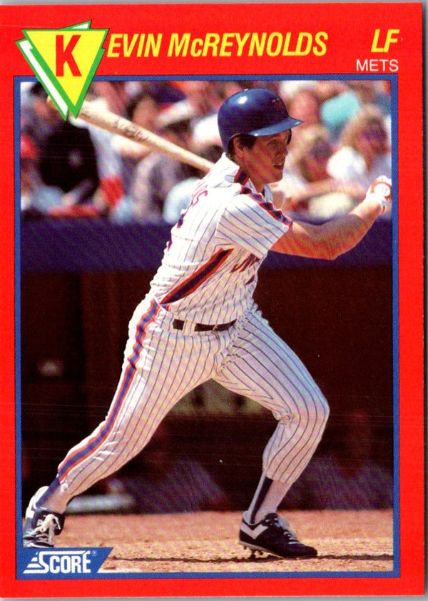 1989 Score Baseball's 100 Hottest Players Kevin McReynolds #96