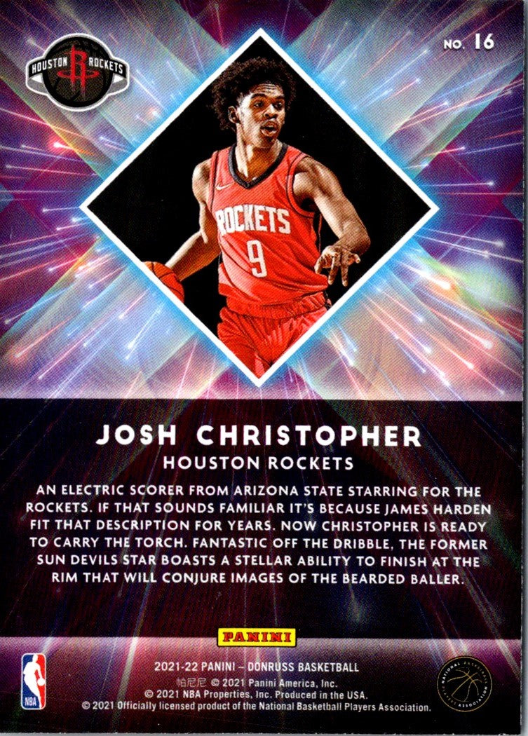 2021 Donruss Great X-Pectations Josh Christopher