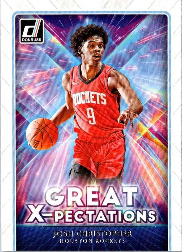 2021 Donruss Great X-Pectations Josh Christopher #16