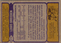 1979 Topps Louis Breeden #474 Rookie