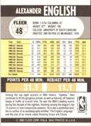 1990 Fleer Alex English