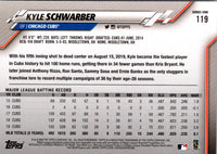 2020 Topps Kyle Schwarber #119